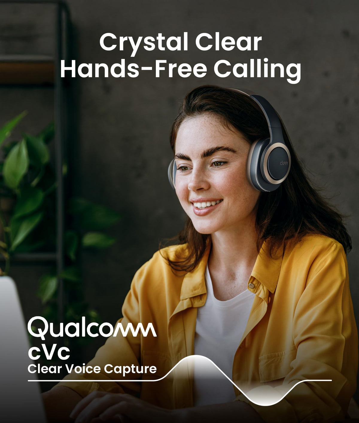Cleer Enduro charging port with quick-charge feature illustrated