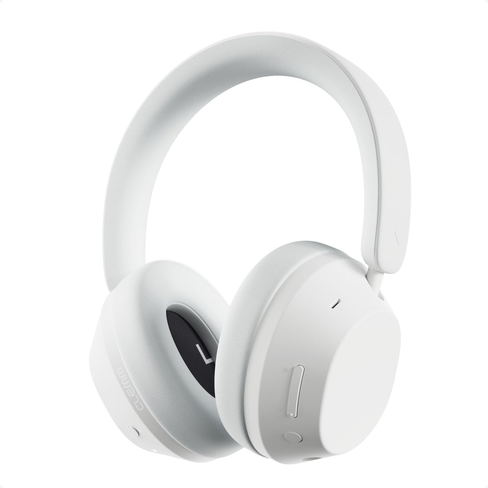 Clemm ivory front view showing clean design and comfortable fit