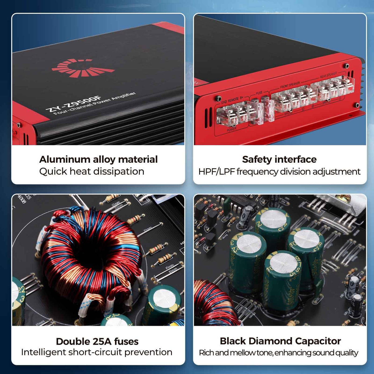 CLES ZYZ clear connection panel enables straightforward, tool-free installation.
