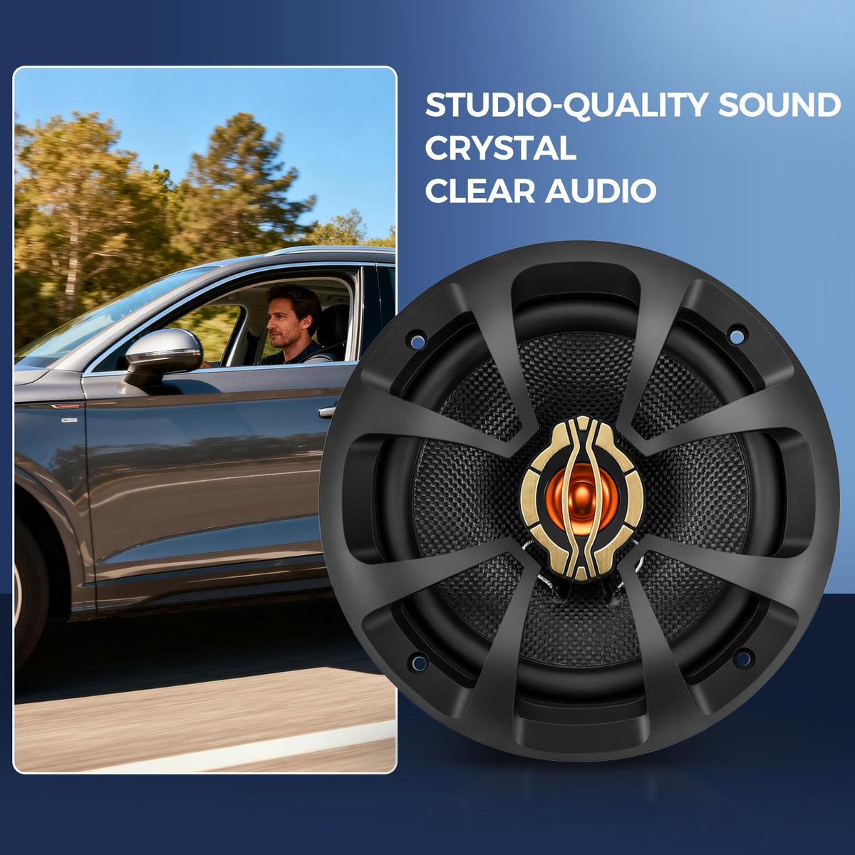 CLES ZYZ installed in car door demonstrating immediate audio upgrade