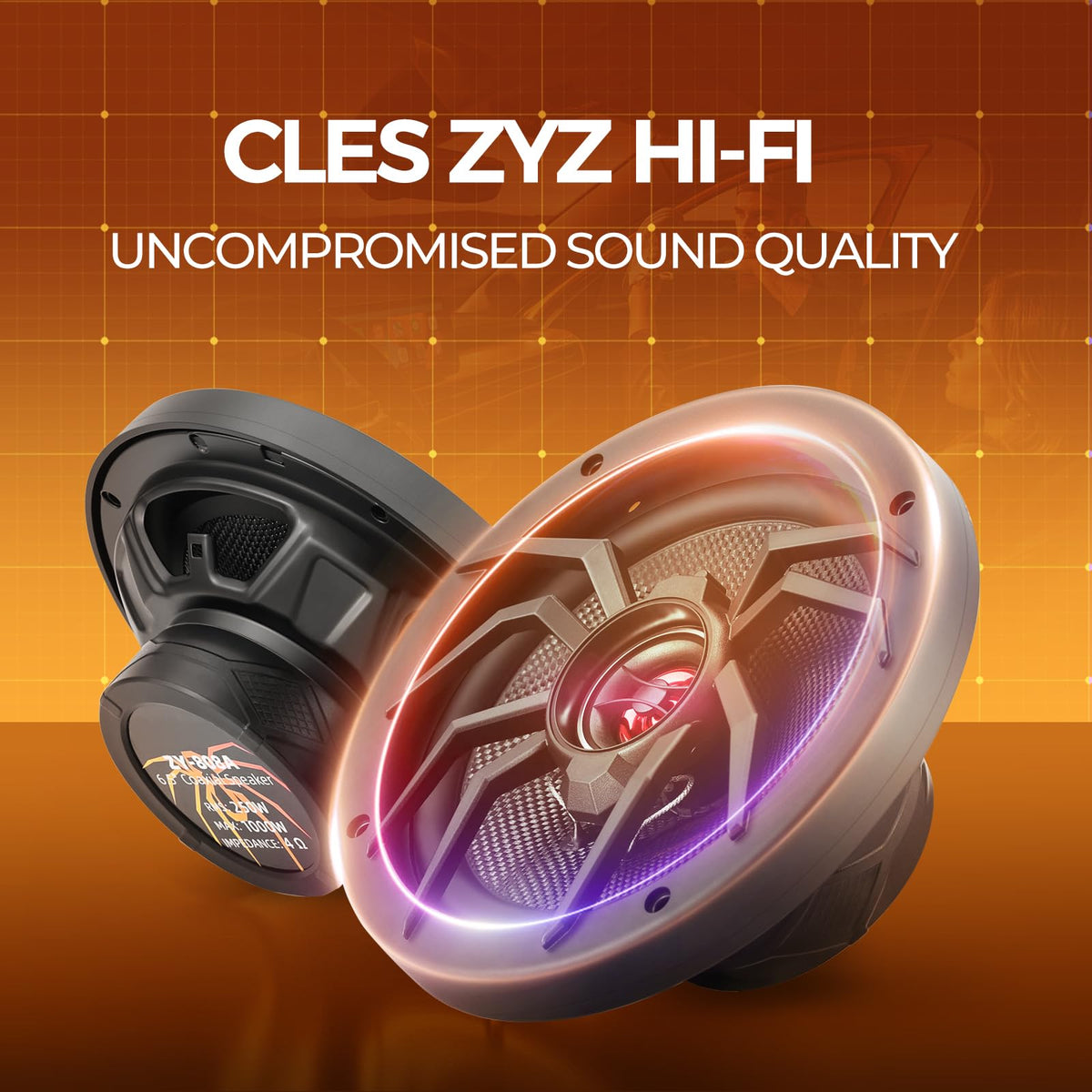 CLES ZYZ 13mm mylar dome tweeter detail delivering clear, crisp highs