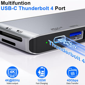 Clickfish Surface Pro docking aluminum body aids heat dissipation