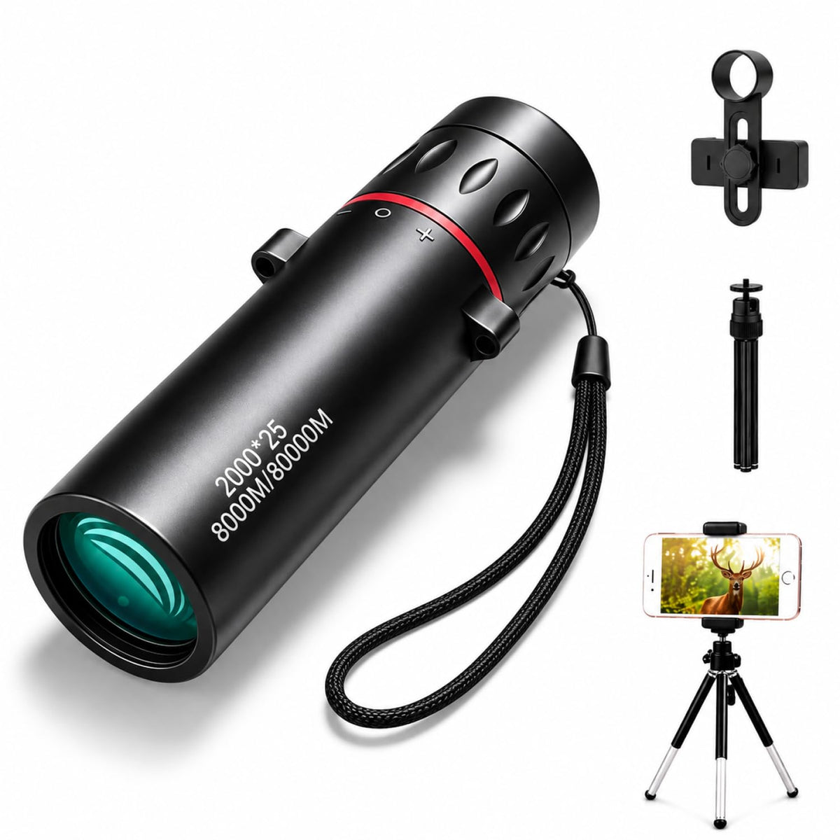 CLNXMT mini monocular ideal for birdwatching with crisp 10x magnification.