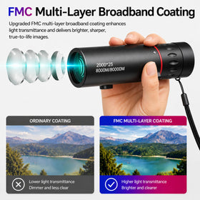 CLNXMT mini monocular captures concerts with easy phone attachment.