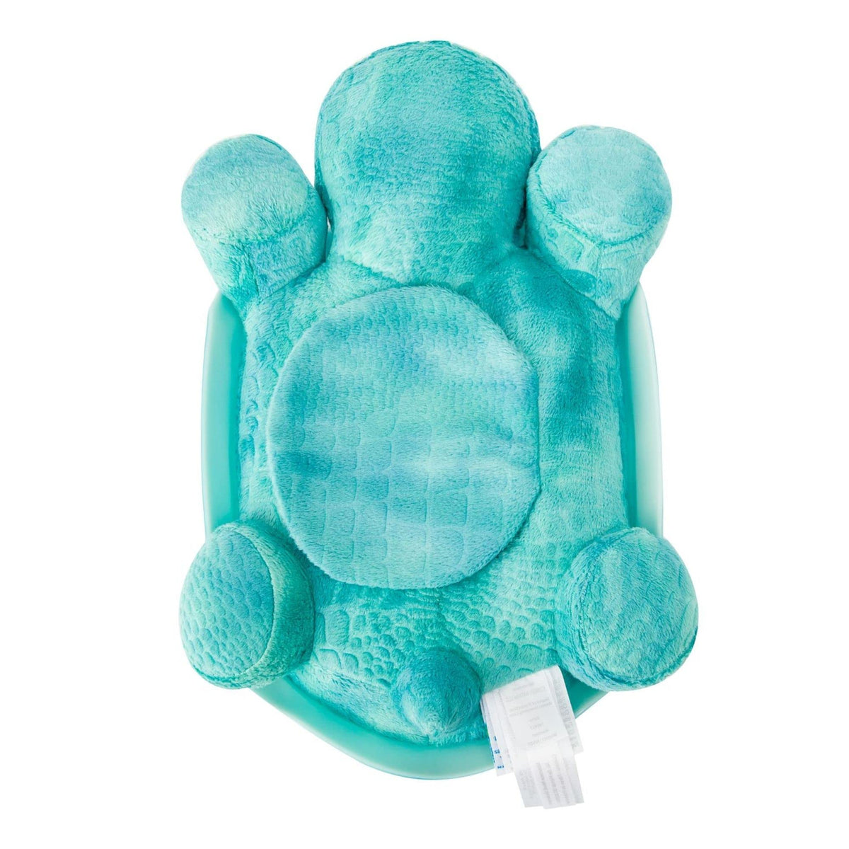 Cloud b nightlight beside a stuffed toy showing compact size and easy portability