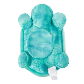 Cloud b nightlight beside a stuffed toy showing compact size and easy portability