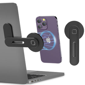 CloudValley adjustable laptop stand with secure magnetic mount for hands-free calls