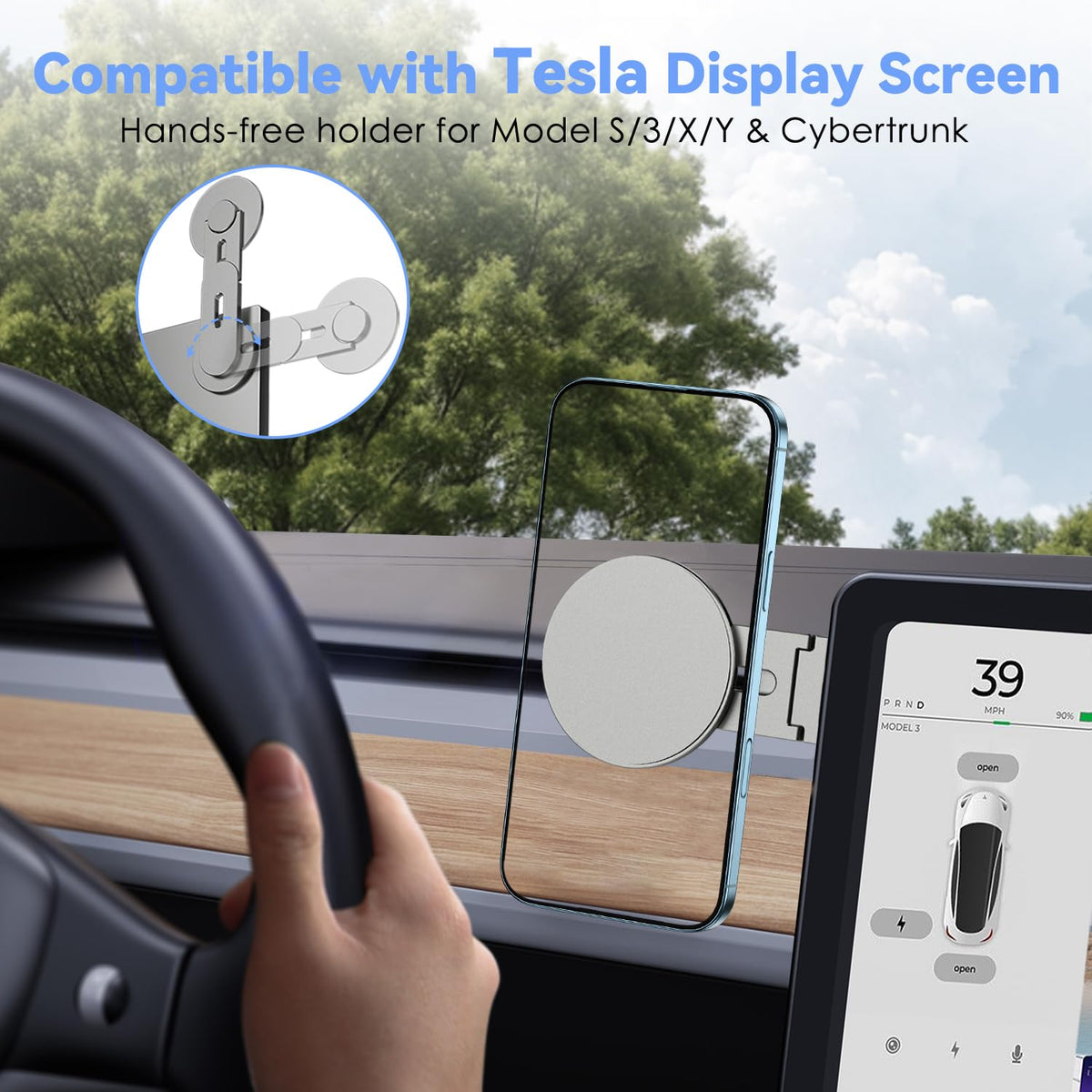 CloudValley desktop monitor mount base attaches firmly for stable usage.
