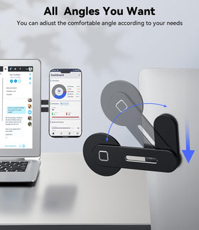CloudValley foldable expansion bracket supports portable, clutter-free work setups