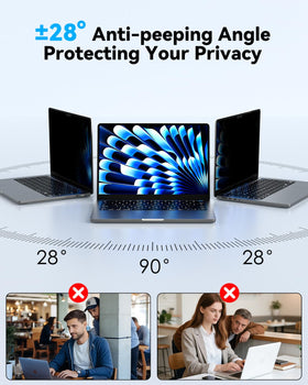 CloudValley privacy screen side view with adhesive strip for secure mounting