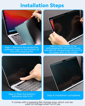 CloudValley reusable privacy screen is easy to remove and clean after use.
