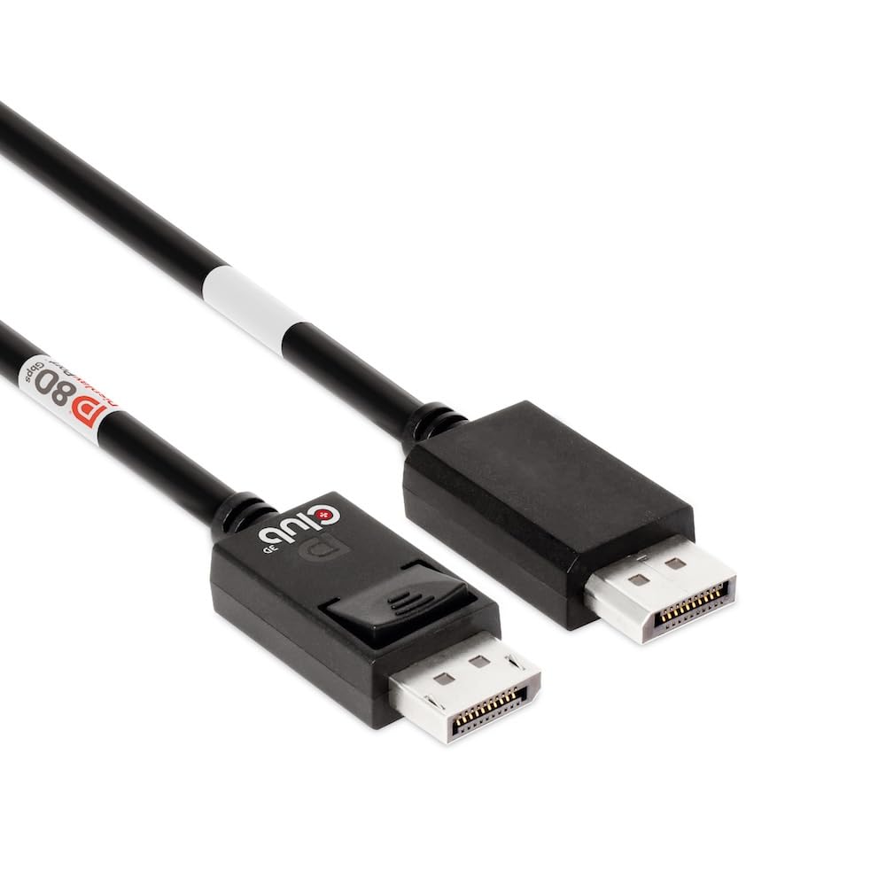 Club 3D CAC-1091 locking connector ensures a secure DP connection during intense gaming sessions.