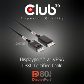 Club 3D CAC-1091 UltraFlex jacket guards against kinks and wear in daily setups.