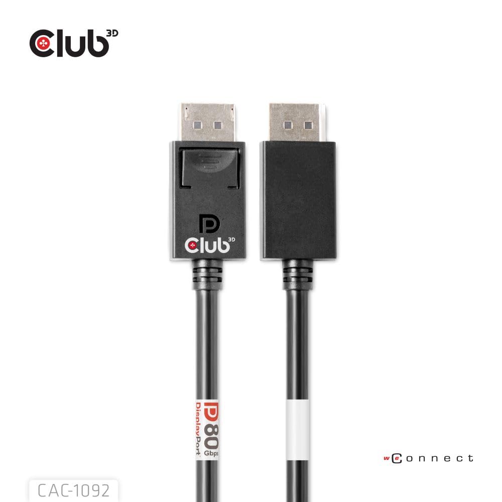 Club 3D CAC-1092 bidirectional cable with DSC and FEC for stable signals