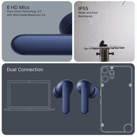 CMF Buds 2 Plus IP55 waterproof design supports sweat and rain during workouts.