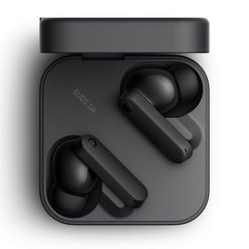 CMF BY NOTHING earbuds on desk in dark grey lifestyle scene showing stylish everyday use
