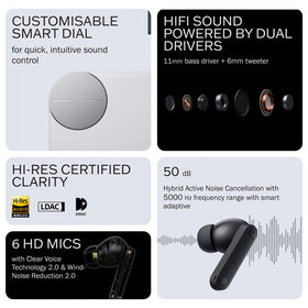CMF BY NOTHING case with smart dial visible for quick ANC and volume control