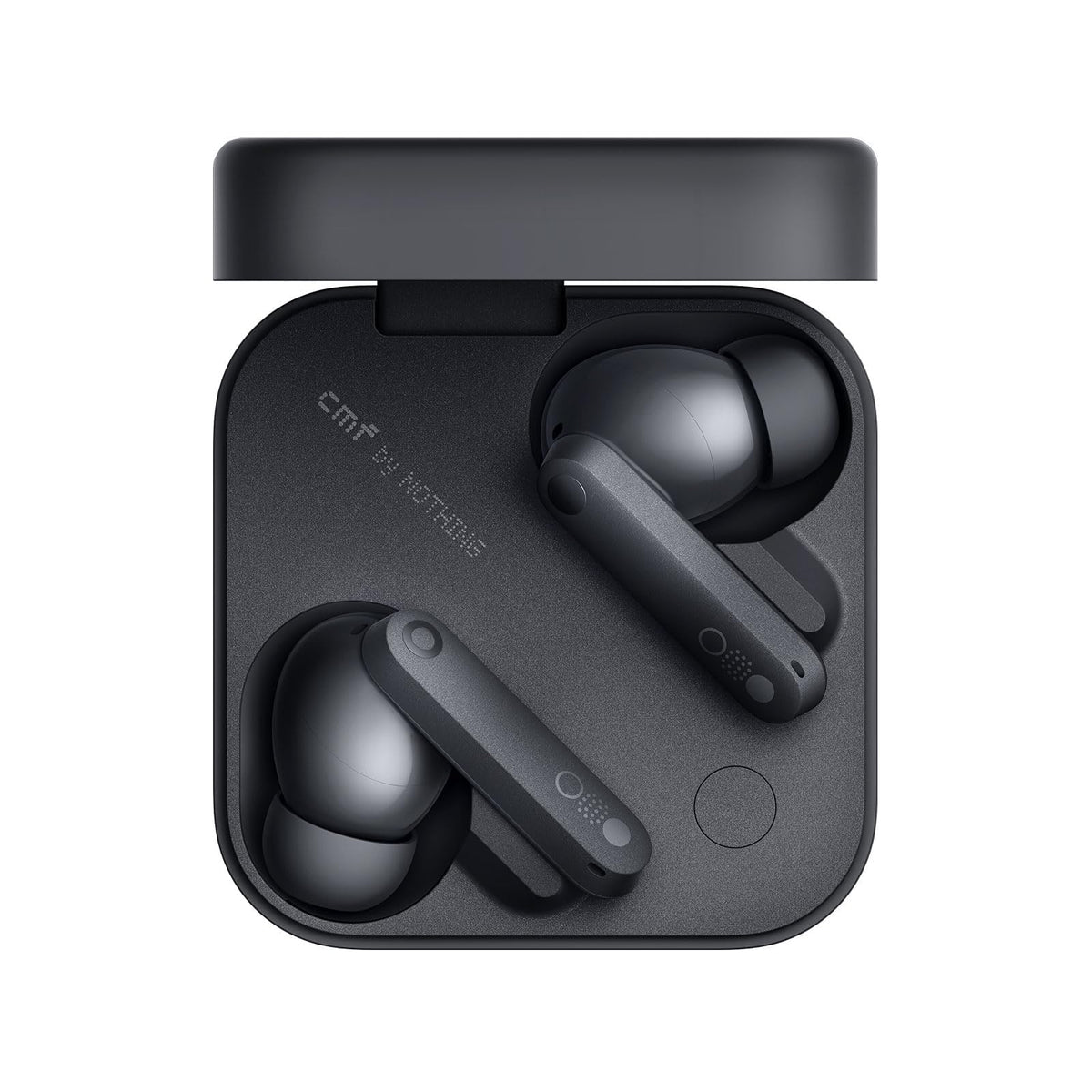 CMF BY NOTHING front view of Buds Pro 2 showing compact design and premium finish