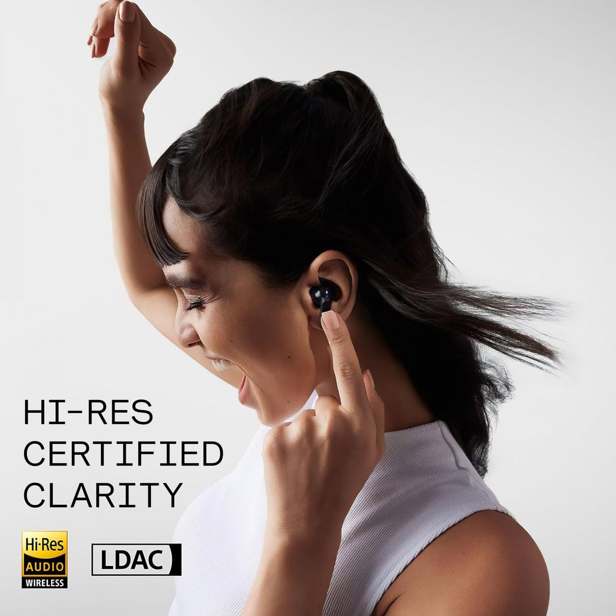 CMF BY NOTHING earbuds splashed with water to show IP54 resistance and active‑use durability