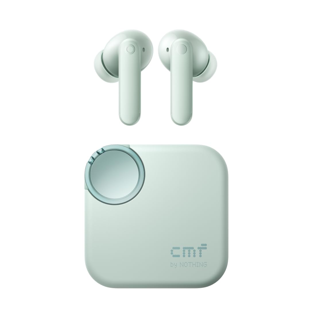 CMF By Nothing front case open showing earbuds and long battery benefit