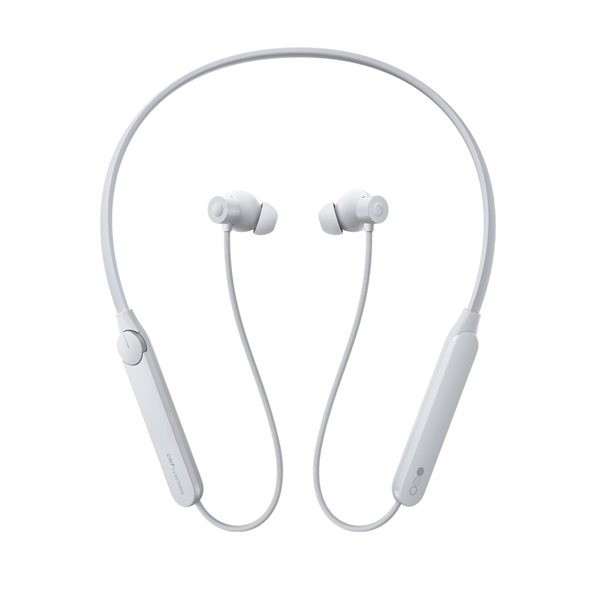 CMF BY NOTHING front view showing neckband and earbuds, benefit: clear design