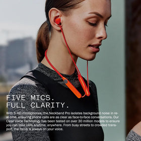 CMF BY NOTHING worn by commuter showing neckband comfort and stable in-transit listening