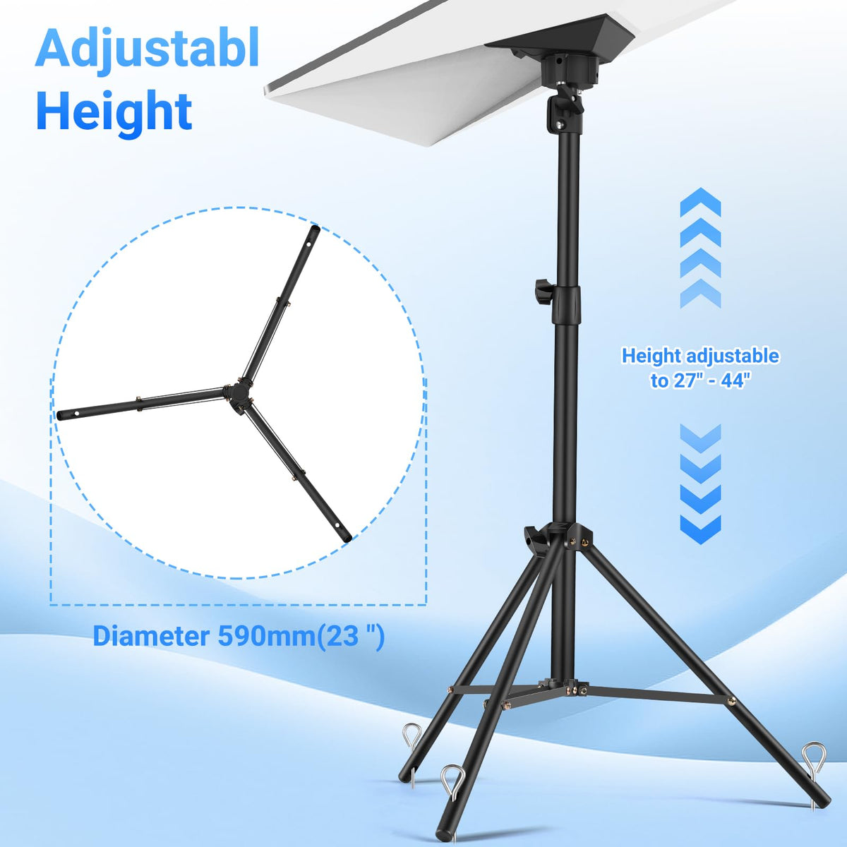 Cmilodi mounted Starlink Gen 3 disc in outdoor use offering clear line-of-sight benefit