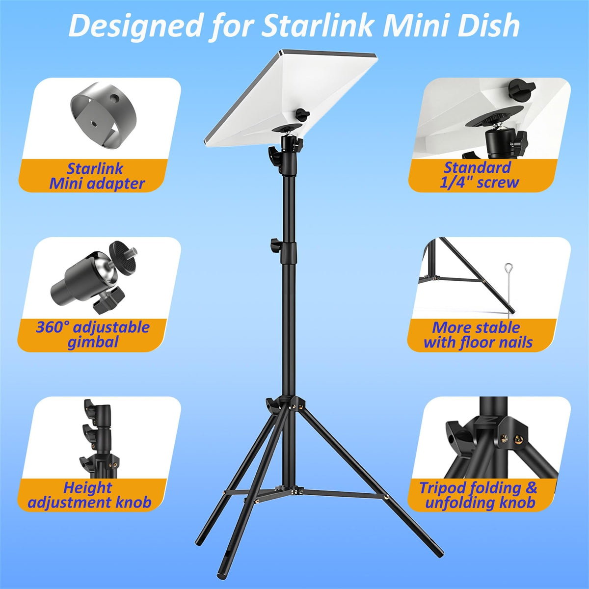 Cmilodi folded compact tripod, easy transport and lightweight convenience