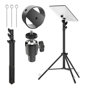 Cmilodi front view tripod holding Starlink Mini, stable signal on uneven ground