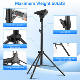 Cmilodi tripod leg lock close-up illustrating secure adjustment and reliable setup