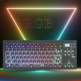 Cmokifuly GMK87 tri mode battery supports portable usage on the go