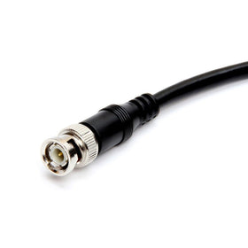 Cmple BNC male-to-male connectors showing secure connection