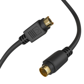 Cmple 3-foot cable beside ruler illustrating compact convenient length