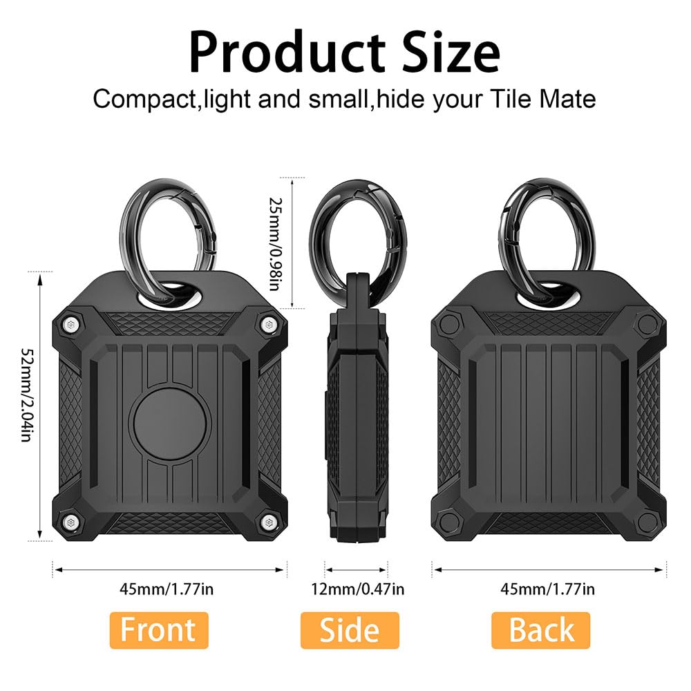 CMZZ Tile Mate case screw-closure with screwdriver included for secure mounting.