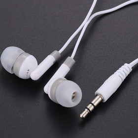 CN-Outlet bulk earbuds white packaging view, ready for wholesale orders