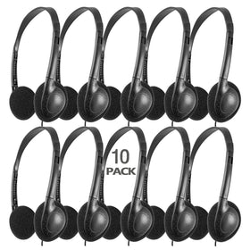 CN-Outlet classroom headphones bulk 10-pack for easy school distribution.