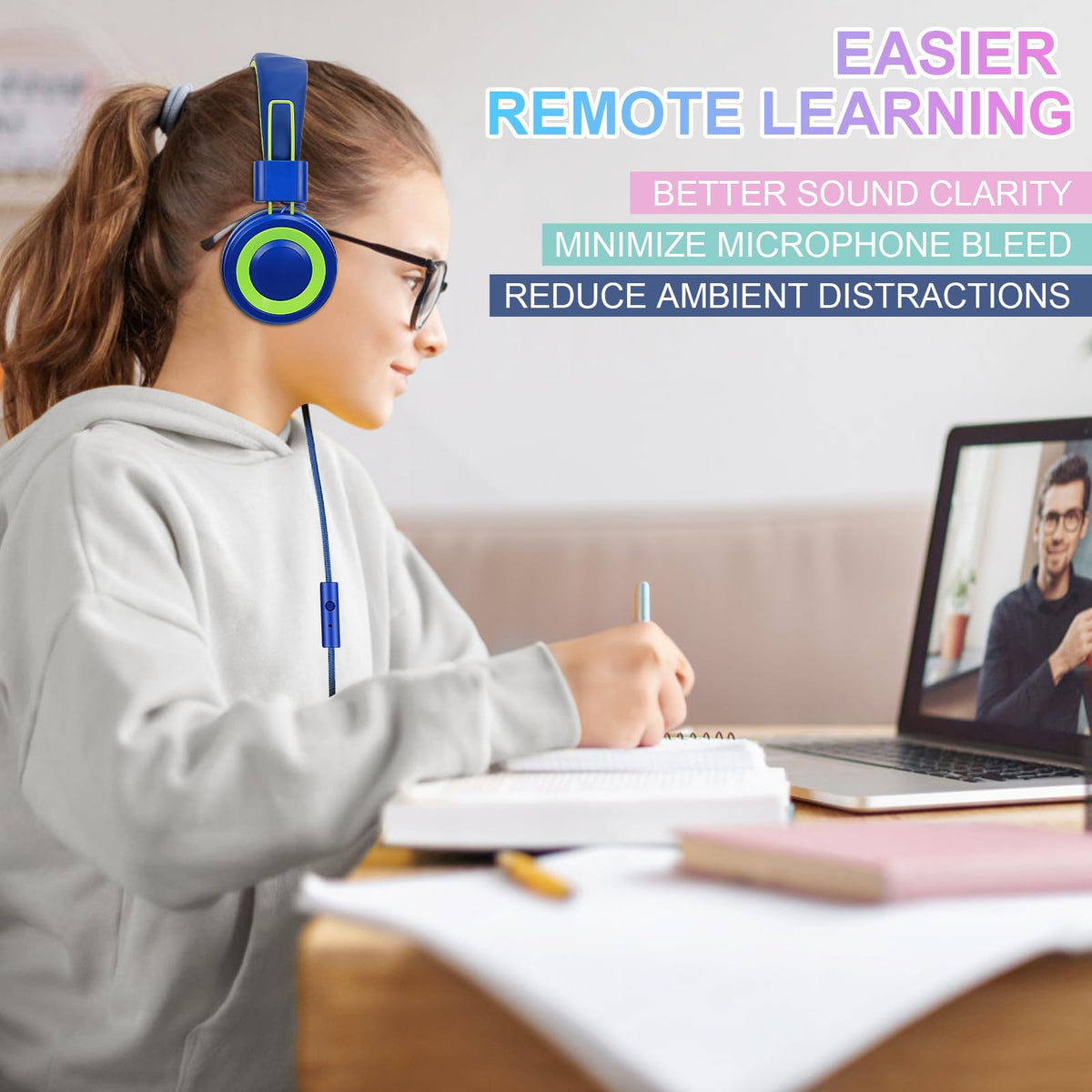 CN-Outlet headsets in classroom use enabling group learning and easy distribution