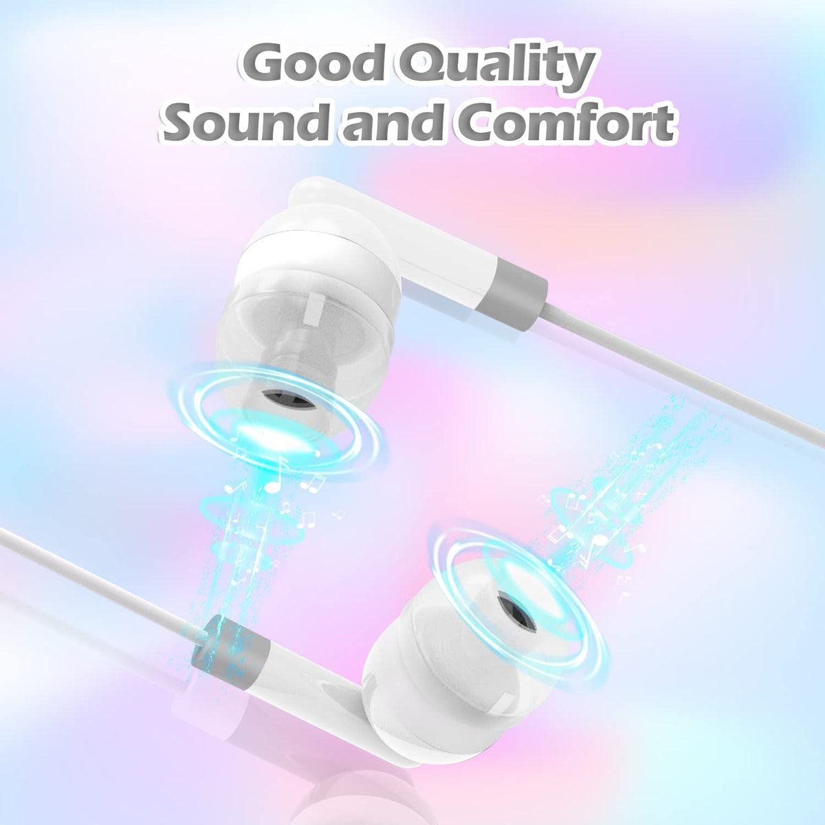 CN-Outlet earbud driver detail highlighting basic stereo sound design