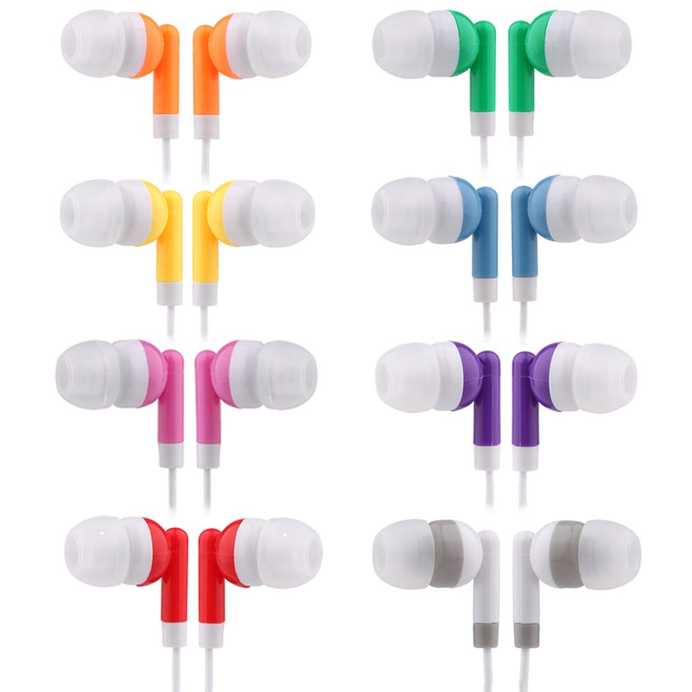 CN-Outlet Kids Earbuds 50Pack box front for classroom bulk purchase.