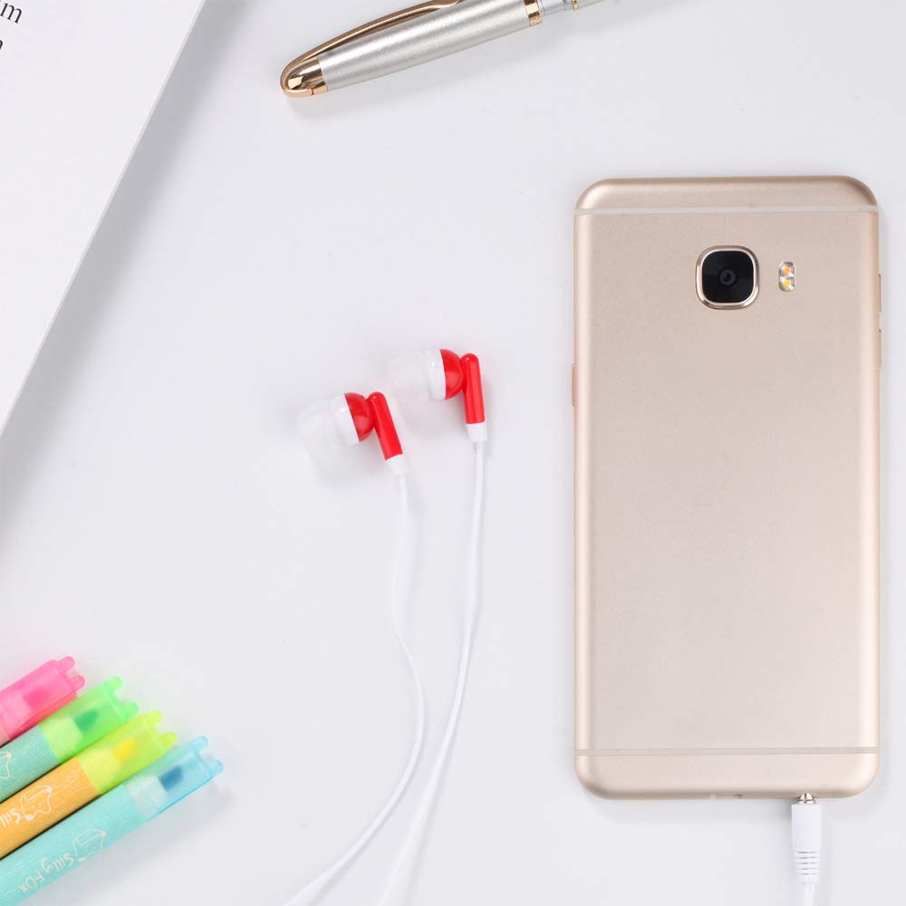 CN-Outlet Kids Earbuds 50Pack color mix close-up for multi-student use.