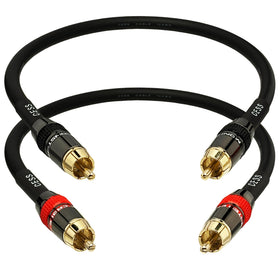 CNCESS CESS-163-1f 24k gold-plated RCA connectors for reliable connections