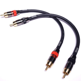 CNCESS CESS-163-2F heavy-duty RCA patch cable for clean audio