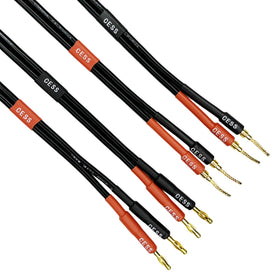 CNCESS CESS-277-6f braided pin to 4mm banana plug cable for easy setup.