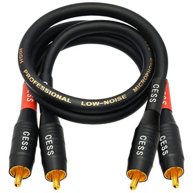 CNCESS cable connecting a car stereo demonstrating secure short-run installation benefit