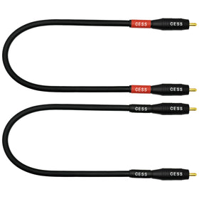 CNCESS exposed plug end showing solid contact for reliable audio signal transfer
