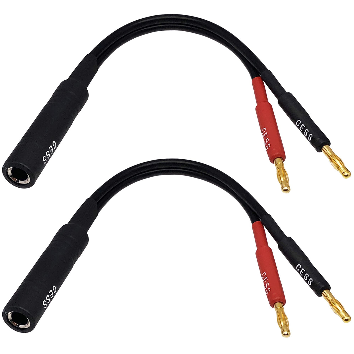 CNCESS front packaging showing two 6-inch adapter cables, clear product ID and benefit