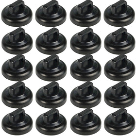CNHABAGU front packaging showing 20 magnetic zip tie mounts for quick organization