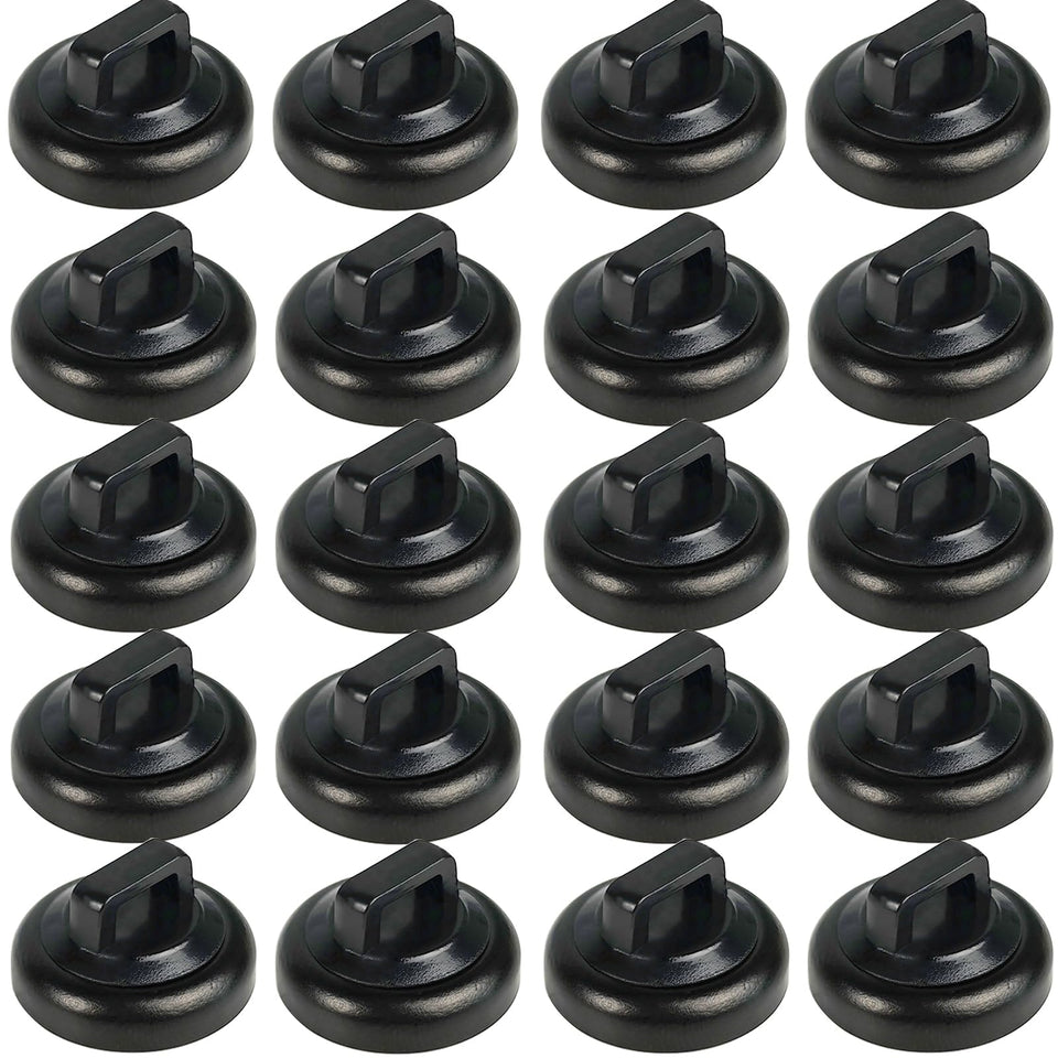CNHABAGU front packaging showing 20 magnetic zip tie mounts for quick organization