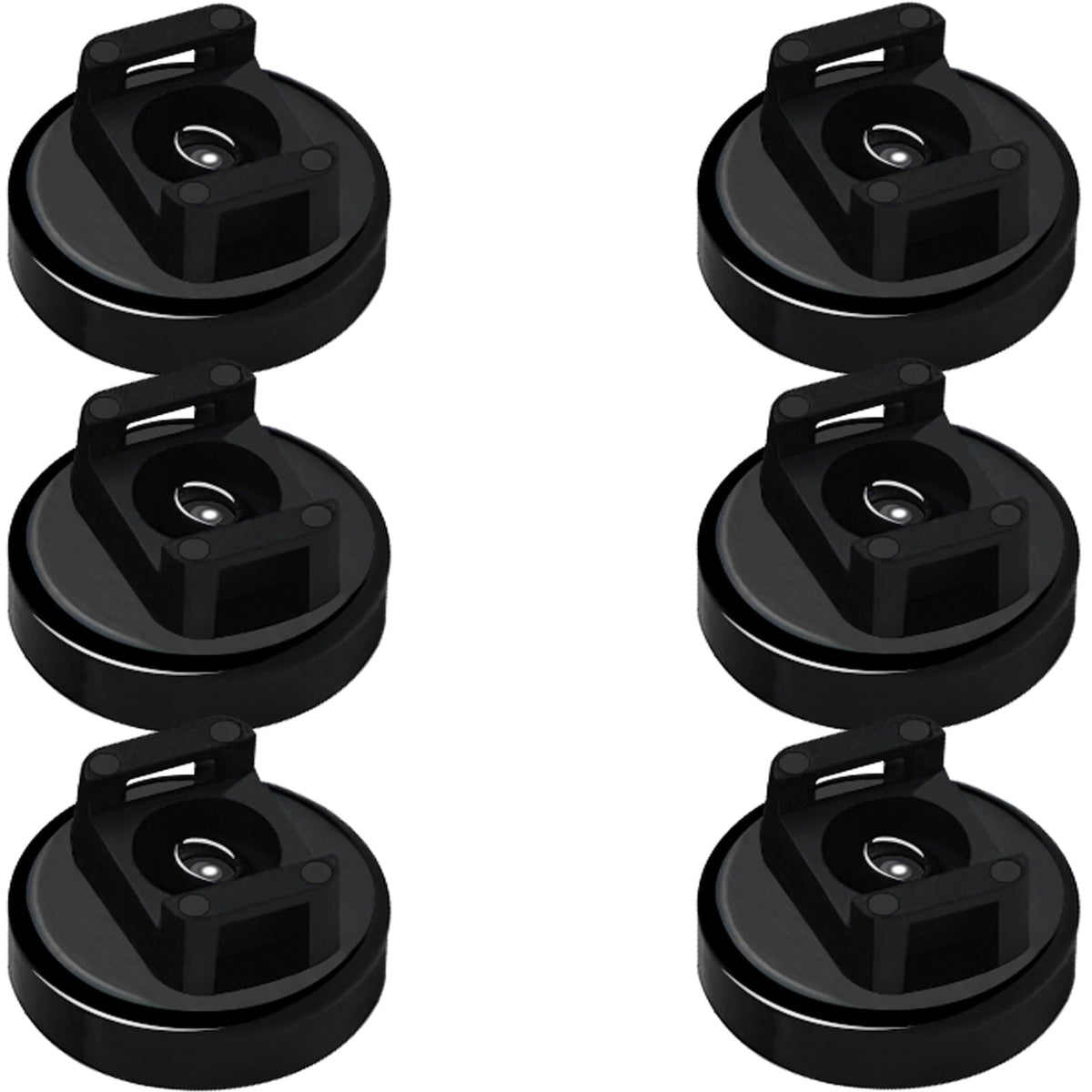 CNHABAGU magnet zip tie mount secures cables on metal surfaces with strong hold.