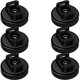 CNHABAGU magnet zip tie mount secures cables on metal surfaces with strong hold.
